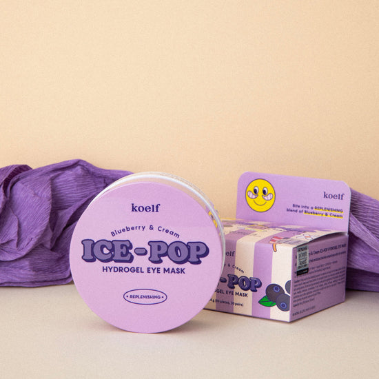 Koelf Hydrogel Øyemasker Blåbær og krem
